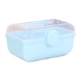 thumbnail image 3 of Caja de almacenamiento de accesorios para el cabello, organizador de joyas, contenedor multiusos para niños Azul, 3 of 9