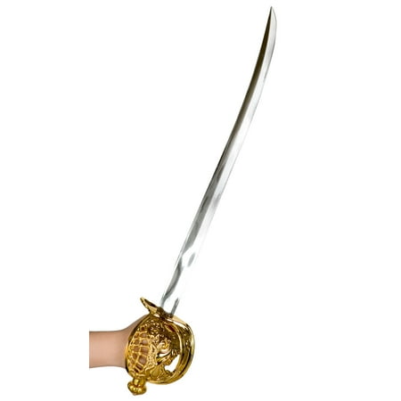 Handle Sword - Round Handle Pirate Sword, Curved Pirate Sword