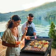 Royal Gourmet GB4001C 4-Burner 52000-BTU Propane Gas Grill Griddle, 36L, With Cover