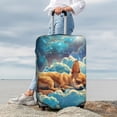 thumbnail image 7 of Fuzoiu Artistic Starry Sky Cloud Dog Print Suitcase Cover,Washable Luggage Covers for Suitcase,Elastic Luggage Protector Cover,Scratch Resistant Travel Suitcase Covers-Medium, 7 of 7