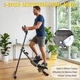 thumbnail image 4 of Leumius Stair Stepper for Home Gym Exercise,Vertical Climber Exercise Equipment with LCD Display,Compact Folding Stair Climber with Extended Step Range,Gunmetal, 4 of 7