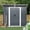 Black White, variant on Jopath 5ft x 6ft Outdoor Storage Shed with Window and Metal Foundation, Heavy Duty Metal Shed Garden Tool Shed with Lockable Door for Backyard, Patio White