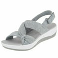 thumbnail image 1 of Sandalias y pantuflas casuales de tacón medio con soporte de arco ajustable con cojín de aire para mujer Wmkox8yii shjk2175, 1 of 1
