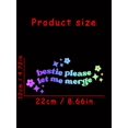 thumbnail image 3 of Bestie please let me merge car vinyl decal, Bestie please let me merge sticker, Funny vinyl decal for car, 3 of 3