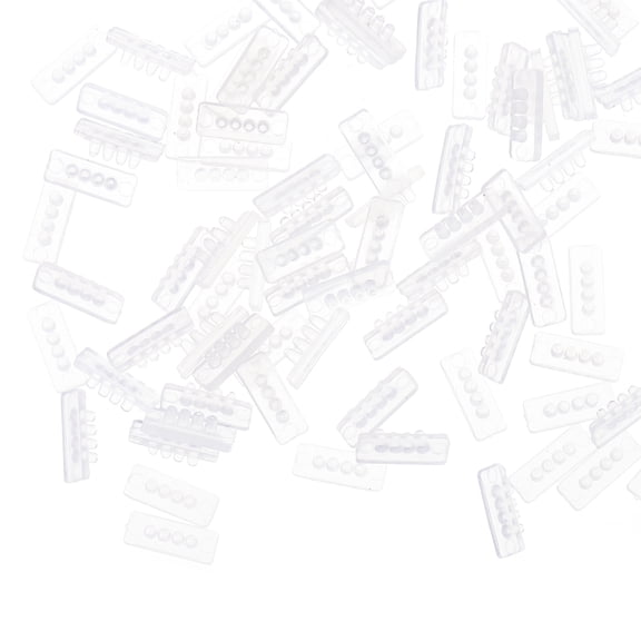 unbranded  100 Pcs DIY Hairpin Tools Clip Non-slip Strips Removal Device Big Clips Transparent