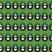 Green Tea in Giant Panda Bear Mug Premium Roll Gift Wrap Wrapping Paper