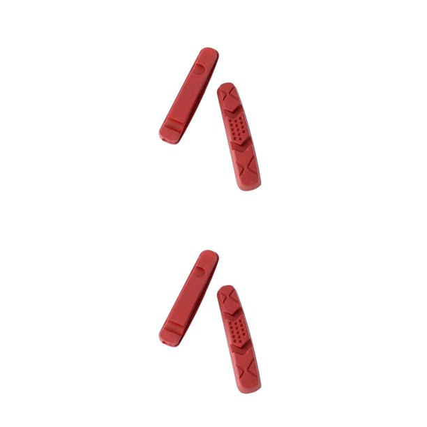 Eigraketly 1 par de pastillas de freno resistentes al desgaste, pieza de bicicleta de montaje para reemplazar rojo Type2 NO2 Eigraketly CBP226789
