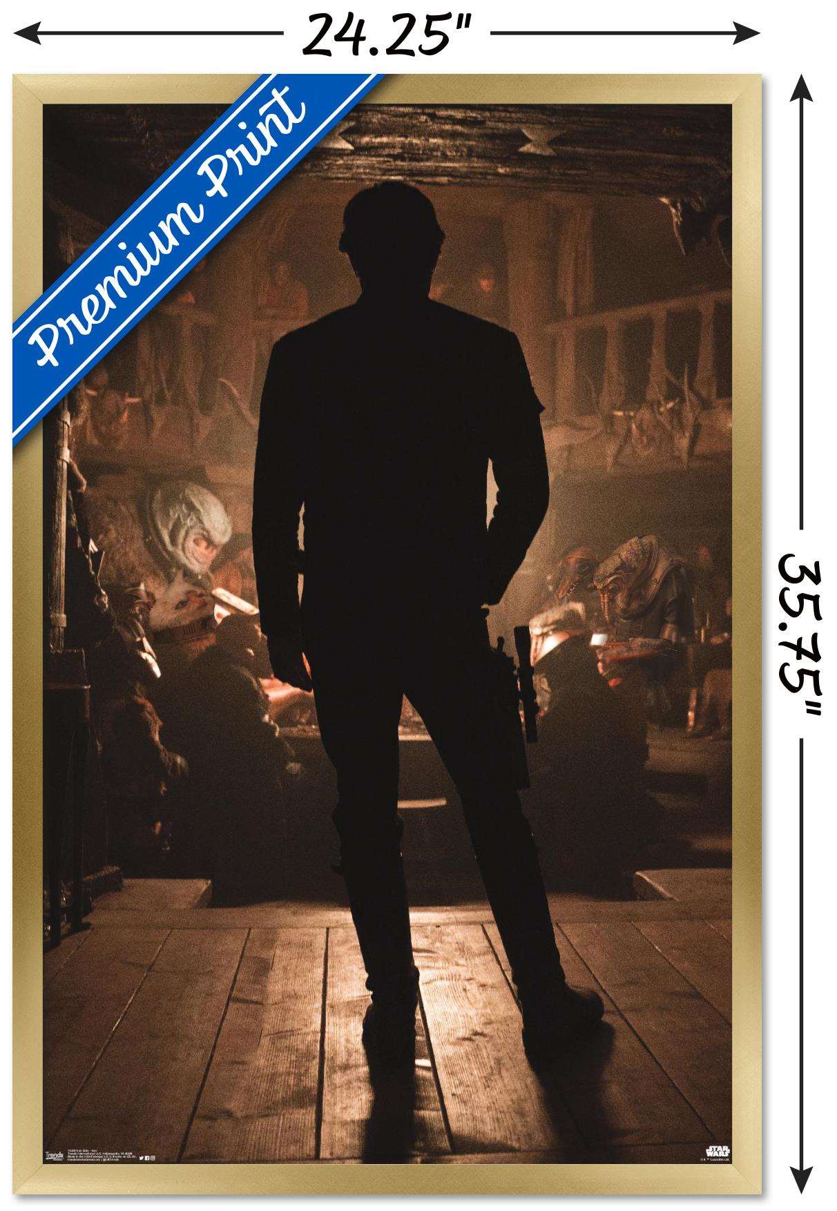 Star Wars: Solo - Han Wall Poster, 22.375" x 34", Framed