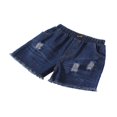 thumbnail image 5 of Girls Clothes Set Blue Short Sleeve  Collar Tops and Shorts, 5 of 5