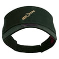thumbnail image 5 of Golden Baseball Icon Embroidered Cotton Twill Sun Visor - Dk Green OSFM, 5 of 5