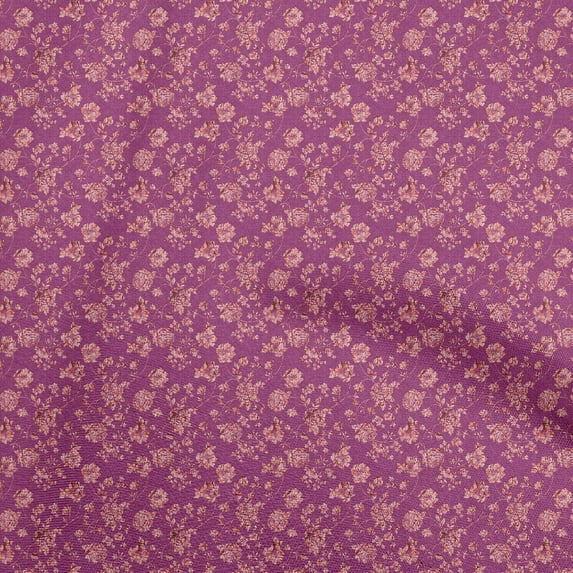 oneOone Velvet Pink Fabric Batik Craft Projects Decor Fabric Printed By The Yard 58 Inch Wide