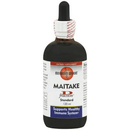 - Mushroom Wisdom Maitake-D Extract Alcohol Free, 4 OZ