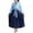 Blue, variant on Boys Girls Hanfu Dresses Chinese Style Wide Sleeves Tai Chi Uniform Kid Outfit Performance Red 11-12 Y