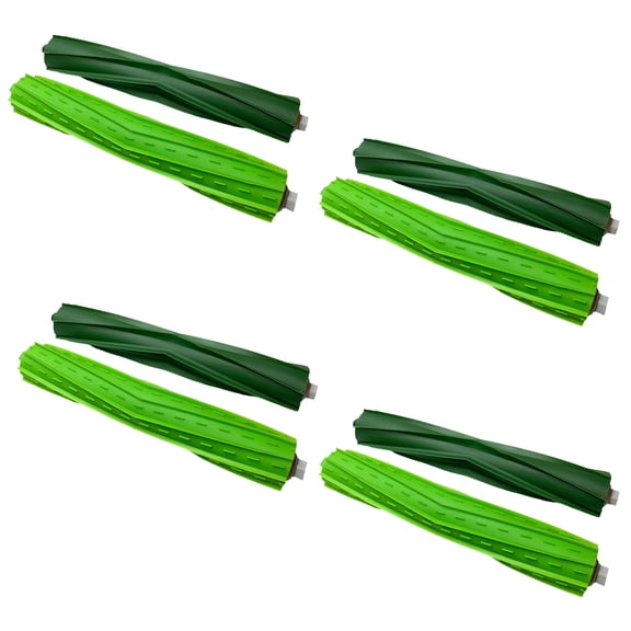 4 Sets Replacement Rubber Roller Brushes Compatible for iRobot Roomba E & I & J Series, Replacement Parts Accessory for J8 i7 i7 i1 i2 i3 i4 i6 i6 i8 i8 Plus E5 E6 E7 Vacuum Cleaner