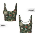 thumbnail image 5 of Kdxio Red Leaves Print Workout Crop Tank Top for Women Racerback Yoga Tank Tops Athletic Sports Shirts Exercise Undershirts, 5 of 9