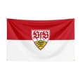 thumbnail image 4 of Bandera del VfB Stuttgart de 3 x 5 pulgadas, poliéster, estampado, para decoración de carreras deportivas 1, 4 of 4