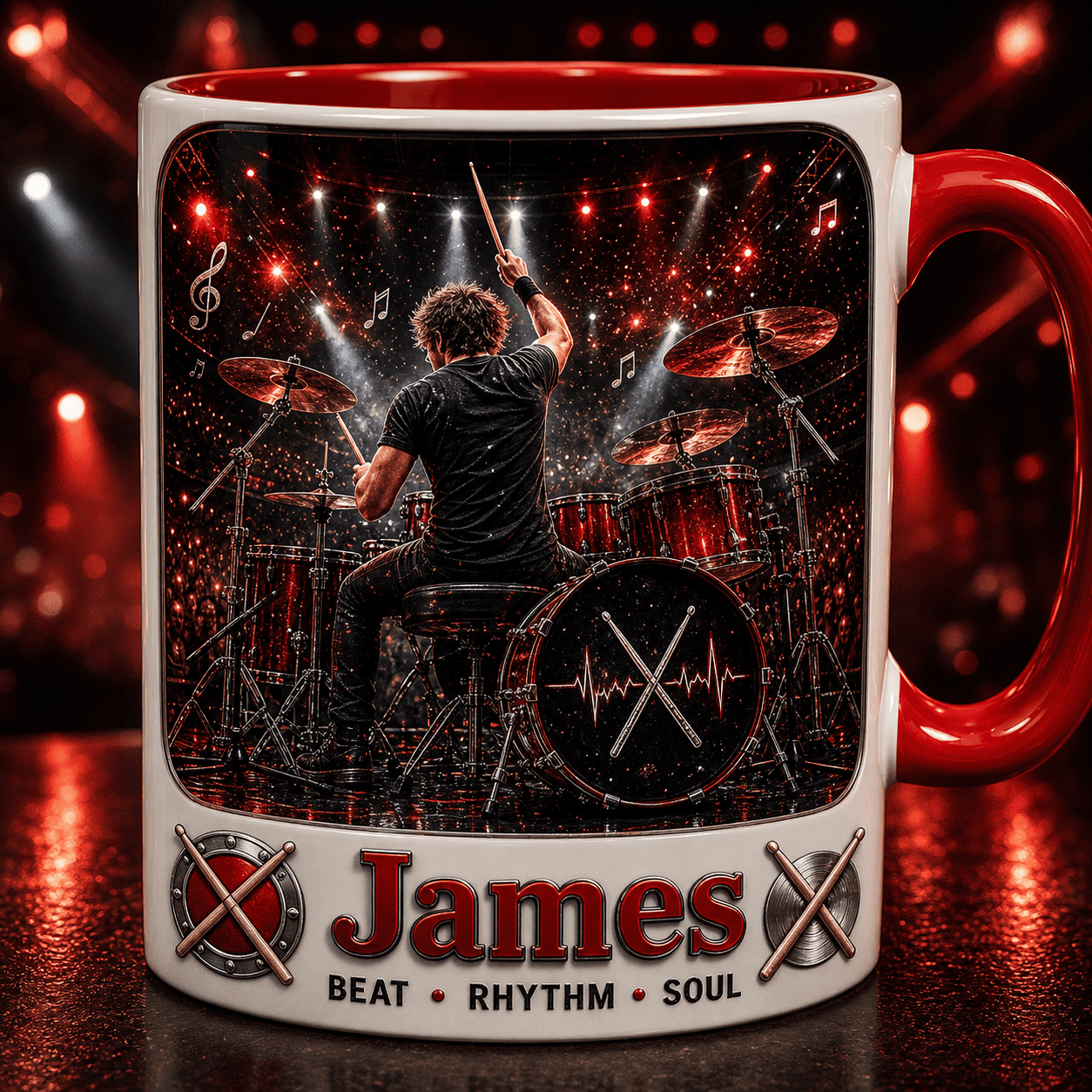 Custom Track Mug Personalized Runner Gift, Track and Field Name Coffee Mug
