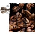thumbnail image 4 of Coffee Kitchen Curtain Valance, Falling Coffee Beans Delicious Coffee Beans Window Valance, for Bedroom Living Room Kitchen Cafe W54xL18in 1 Panels, 4 of 4
