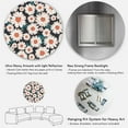 thumbnail image 5 of Designart 'Prolific of White Daisy Flowers' Traditional Circle Metal Wall Art 29x29 - Disc of 29, 5 of 5