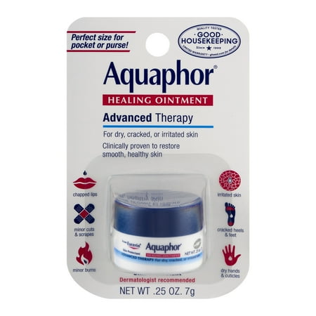 Aquaphor Advanced Therapy Healing Ointment Skin Protectant 0.25 oz. Carded Pack