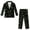 Clover Art, variant on Clover Camouflage, Anti Fade Polyester Boys Tuxedo Suit Durable One Button Boys Suit for Prom Party Wedding