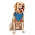 thumbnail image 4 of Dog Bandanas, Blue star print Adjustable Dog Scarf Triangle Bib Handkerchief Accessories for Small Medium Large Dogs, Cats, Pets, 4 of 6