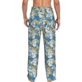 thumbnail image 3 of Balery Flower and Sail Boat print Men's Pajama Pants,Ultra Lightweight Pjs,Lounge Pant-XX-Large, 3 of 9