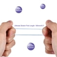 thumbnail image 4 of Uxcell Rubber Band Blue Stretchable Rubber Elastic Band 0.55inch Dia with S-Clips for Home Office, Pack of 600, 4 of 5