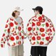 thumbnail image 4 of Fotbe Fresh Red Tomato Chaqueta con Protección Solar UPF 50+ para Hombre y Mujer, Camisa con Capucha y Bolsillos-Small, 4 of 7