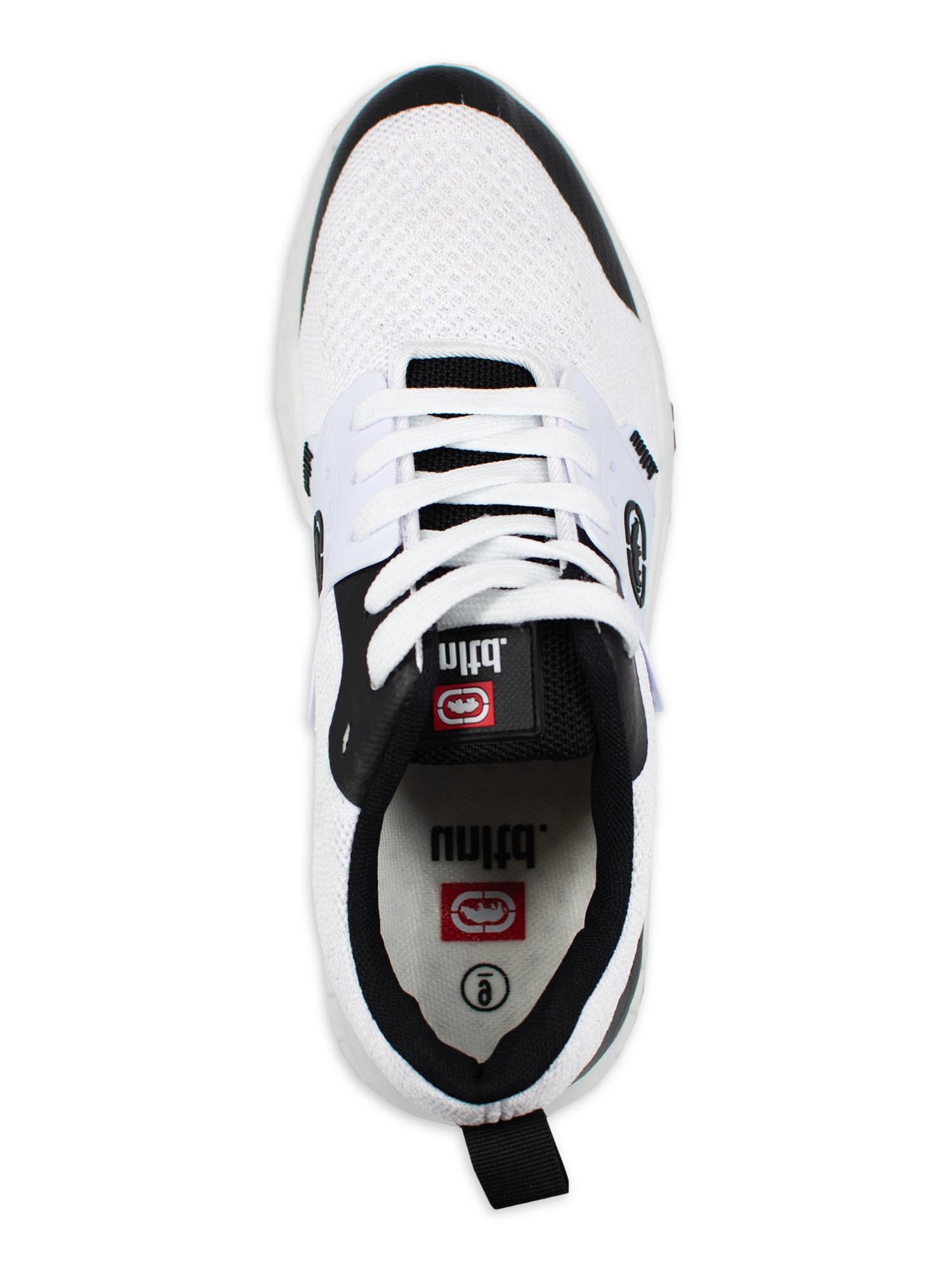 Ecko Unltd Men's Lace-Ups Sneaker, Medium & Lace-Up & Round Toe White, 9