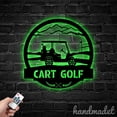 thumbnail image 3 of Handmadetneonsign Golf Cart Metal Wall Art Light, Golf Metal Sign Wall Decor, Golfing Metal Decor 50705, 3 of 5
