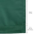 thumbnail image 3 of Your Chair Covers - 52 X 84 Inch Blackout Polyester Curtains with Grommets Hunter Green - 2 Panels, 3 of 3