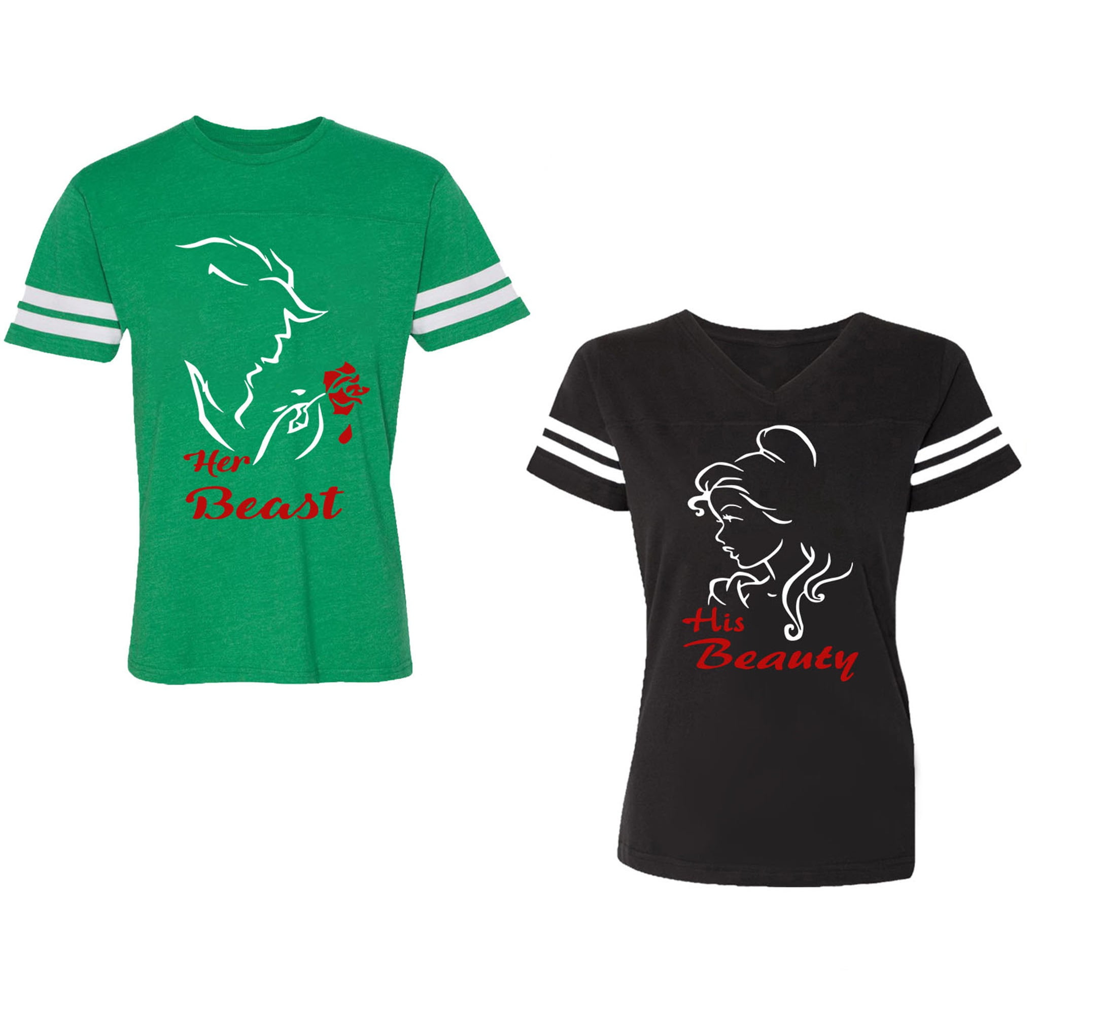 Her Beauty His Beast Unisex Couple 
