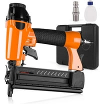 Pneumatic Brad Nailer, 2 in 1 Nail Gun Staple Gun Fires 18 Gauge 2 Inch Brad Nails and Crown 1-5/8 inch Staples with Carrying Case and Safety Glasses