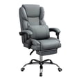 thumbnail image 3 of predolo Chaise de Bureau Chaise Inclinable Chaise de Jeu Ergonomique Dossier Haut Réglable Éponge Alliage d'Aluminium Convient aux Adultes Femmes Bureau à Domicile Étude Espace de Travail Professionnel Gris, 3 of 8