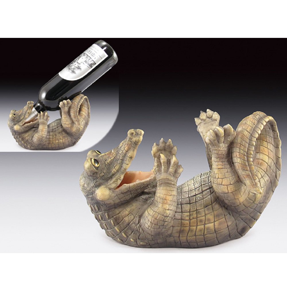 Alligator Kitchen Wine Bottle Holder