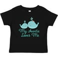 thumbnail image 3 of Inktastic My Auntie Loves Me Whale Boys or Girls Baby T-Shirt, 3 of 5