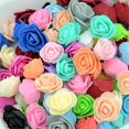 thumbnail image 1 of 100pcs artificial foam rose flowers, 1 of 4