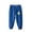Blue, variant on Chenyin Baby Kids Fleece Active Jogger Pants with Pocket for Boys Girls Cartoon Print Sweatpants Toddler Fall Winter Padded Thickened Unisex Trousers for 3-11 Years