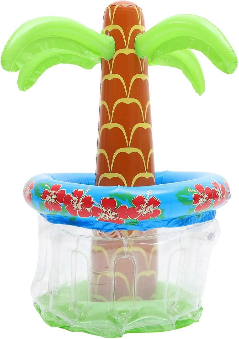 Refroidisseur de Boissons de Fête Seau à Glace Gonflable Palmier