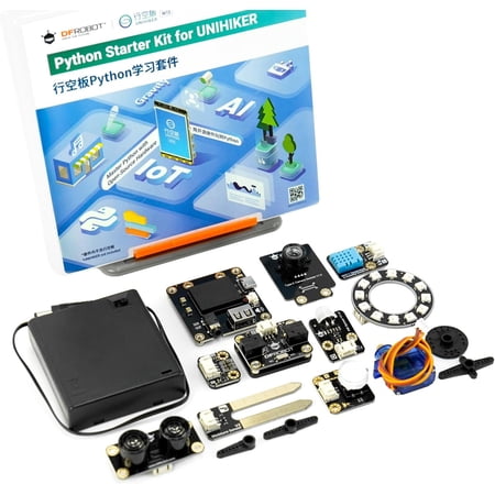 10's starter kit (does not include motherboard) | 15 structured courses | learning and IoT programming | with plug-and-play sensors that do not require soldering