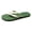 Green, variant on Summer Sandals for Women Women's Memory Foam Comfortable Flat Thong Sandals Dressy Summer Beach Leather Slide Flip Flops Green,11.5
