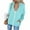 Light blue, variant on MRULIC coat for women Womens Hoodie Full Zip Long Sleeve Lightweight Sweatshirts Pockets Jacket Coat Women's Fleece Jackets Coats Army Green + L