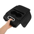 thumbnail image 3 of unbranded Cojín Universal De PU Para Apoyabrazos De Auto Con Porta Vasos Y Porta Pañuelos, 3 of 6
