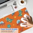 thumbnail image 4 of Long Mouse Pads for Desk,Orange Cartoon Dinosaurs Rockets Planets Desk Mats on Top Of Desks, Desk Mouse Pad Extra Large with 3mm Non-Slip Base and Stitched Edge for Gaming,Work,Home 31.5"x11.8", 4 of 5