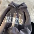thumbnail image 5 of Sudaderas para hombre, ropa para hombre, sudaderas con capucha de algodón estéticas blancas con estampado de letras, novedad y estilo de otoño, precio bajo, 5 of 5