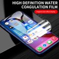 thumbnail image 3 of Película de hidrogel 70000D para iPhone, Protector de pantalla de cubierta completa para iPhone 14, 13, 12, 11 Pro Max, Mini, 7, 8 Plus, X, XS MAX, sin cristal, 3 uds., 3 of 3