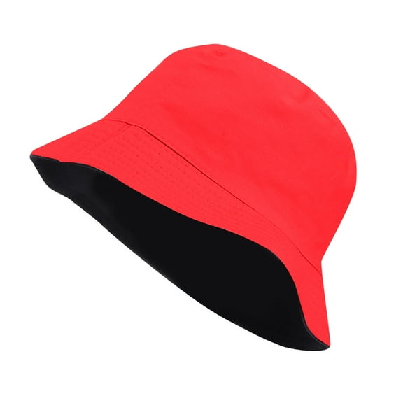 Unisex Bucket Hat Sun Hat Solid Color Hip Hop Fisherman Cap for Women Men UV protection