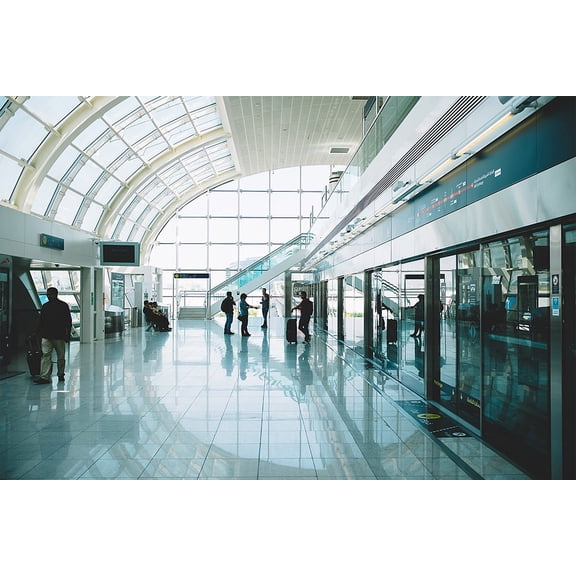 24x36 gallery poster, Interior of a Dubai Metro station