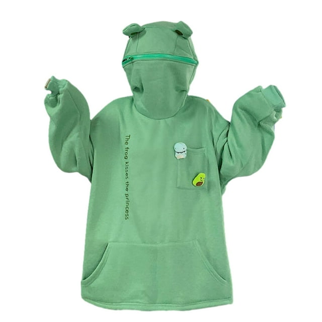 Baohd Polyester Warm And Trendy With Animal Shape Sweatshirt Oversized And Thick Animal Style green M